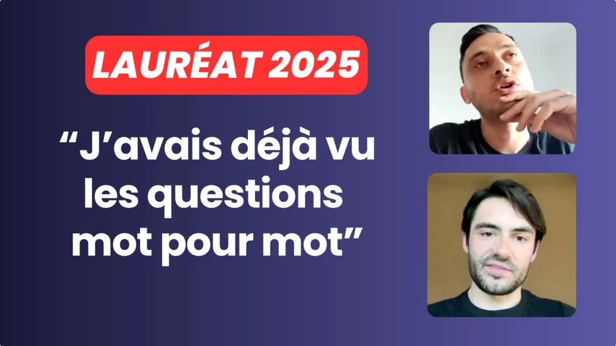 Témoignage vidéo d’un lauréat EVC 2025 en anesthésie-réanimation : « J’avais déjà vu les questions mot pour mot »